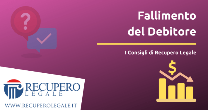 Fallimento del Debitore - consigli copertina