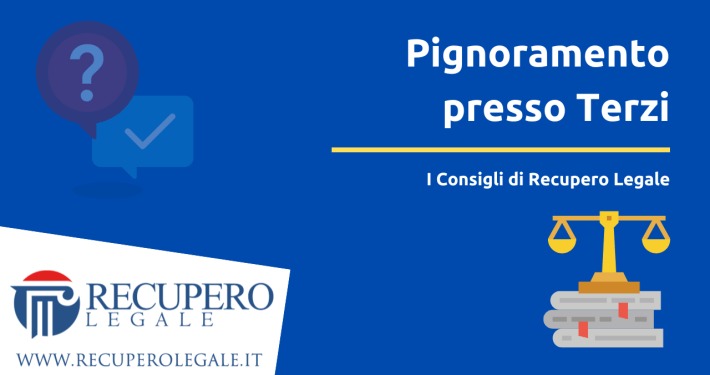 Pignoramento presso terzi - consigli - copertina