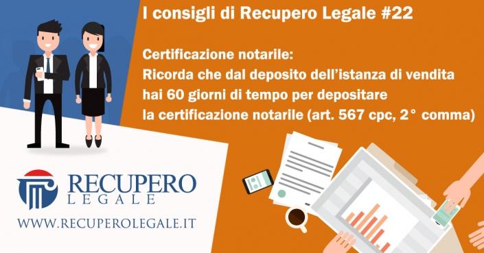 Certificazione notarile
