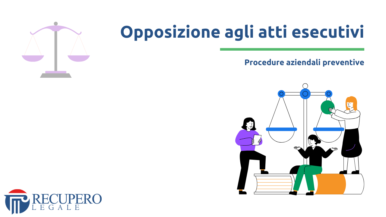 Opposizione agli atti esecutivi - procedure aziendali