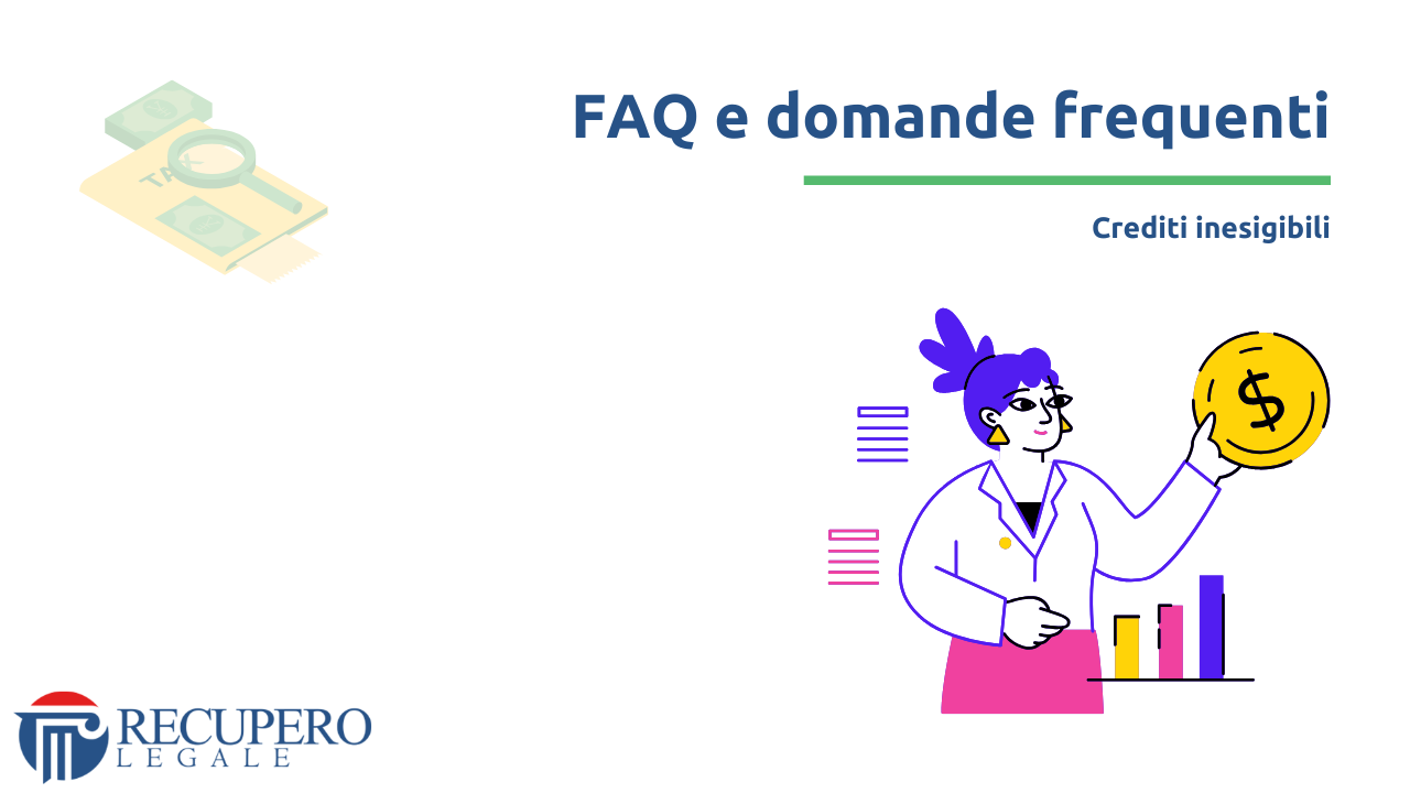 Crediti inesigibili - faq