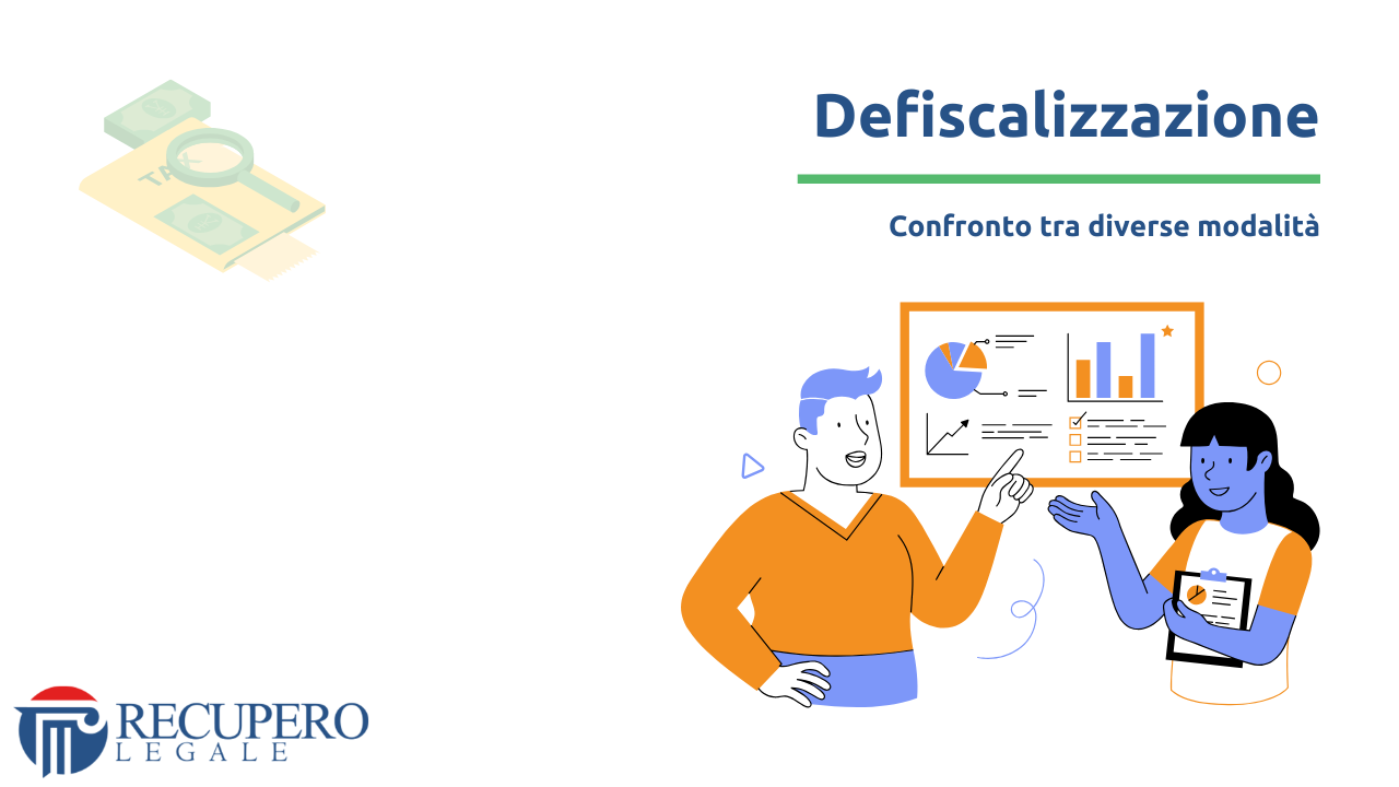 Defiscalizzazione - confronto