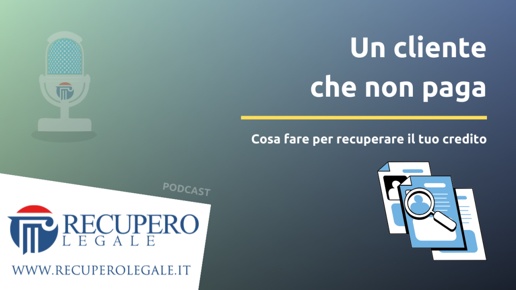 Un cliente che non paga - copertina