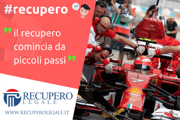 recupero della ferrari