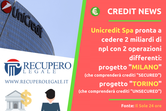 Cessioni Unicredit