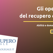 Gli operatori del recupero crediti - copertina