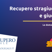Recupero stragiudiziale e giudiziale - copertina