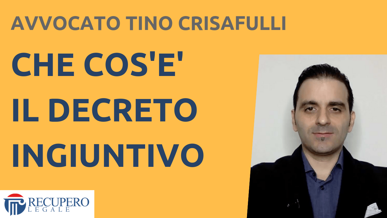 Video Che Cos Il Decreto Ingiuntivo Recupero Legale