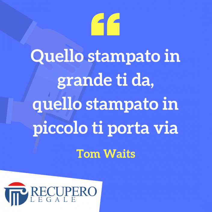 Contratti e formattazione