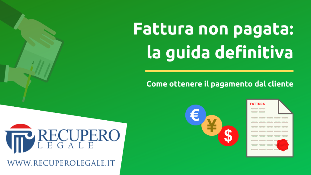 Fattura non pagata - copertina