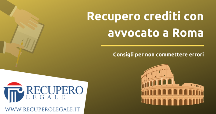 Recupero crediti con avvocato a Roma - copertina